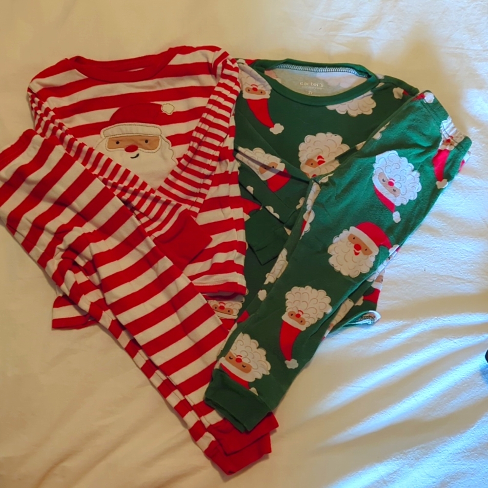 Set of toddler Christmas jammies